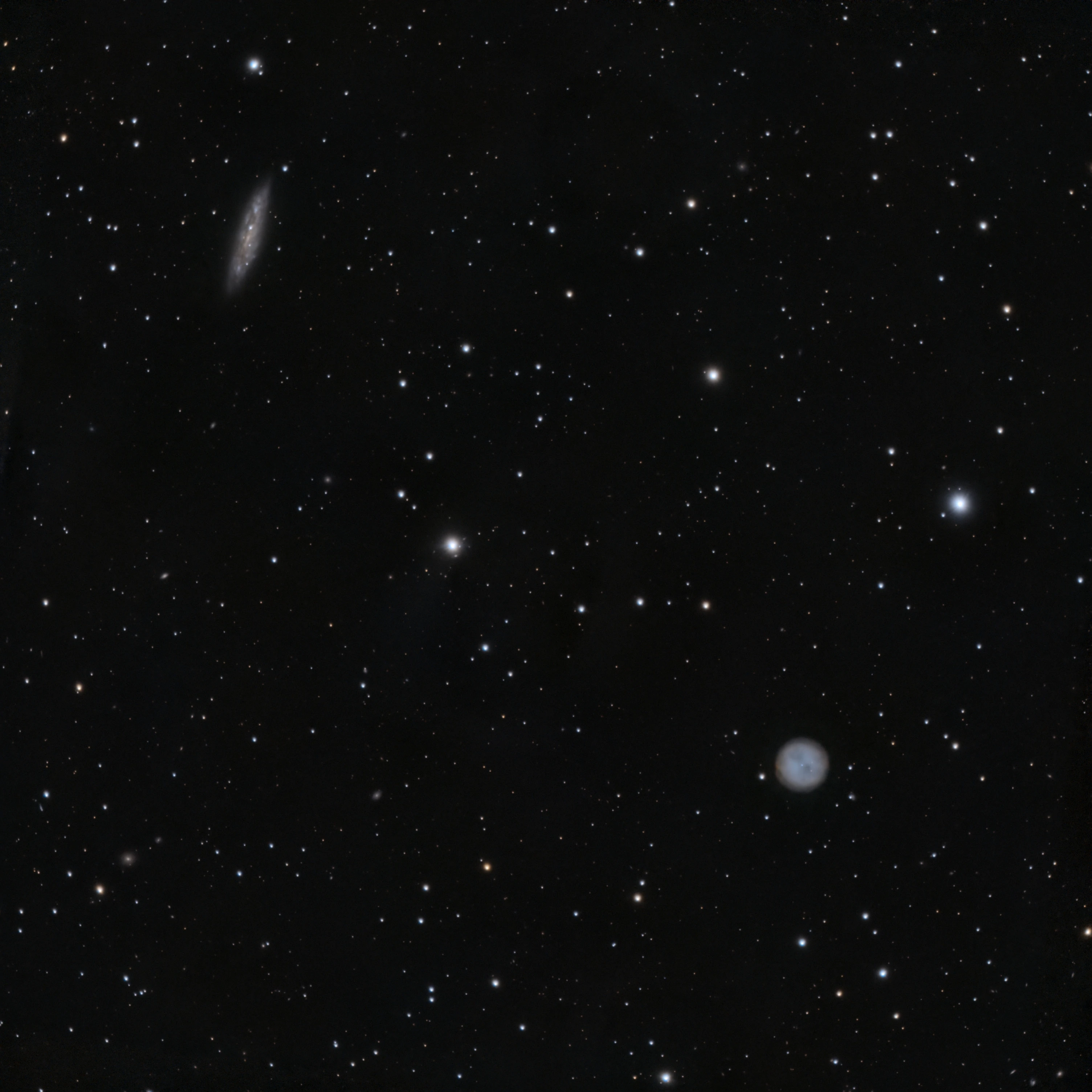 Nébuleuse du Hibou et galaxie M 108